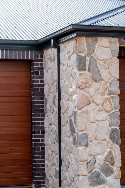 Bligh irregular walling exterior featured wall project