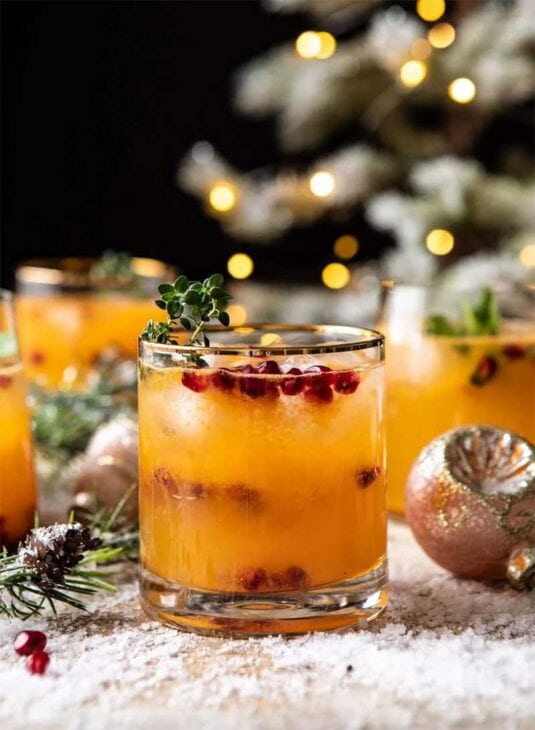 citrus winter cocktail