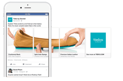 effective ways to use Facebook's carousel ads