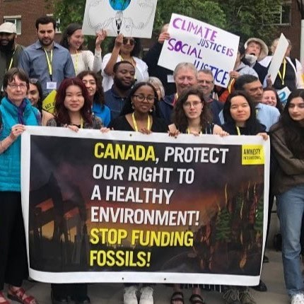 Delegates at the 2023 Annual General Meeting of Amnesty Canada in Ottawa. Photo by Don Wright/Amnesty International.