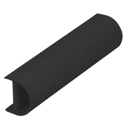 Panelsoftprofiel 18mm - Zwart