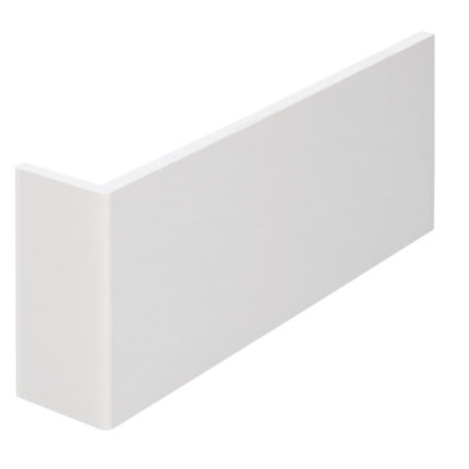 Hoekpaneel 250x42x7mm - Wit