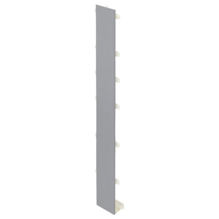 Tussenstuk 350mm Keralit dakrand - Grijs - Classic (met houtnerf)