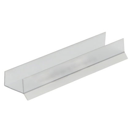 Afdichtingprofiel voor keukenplint 19mm - Transparant