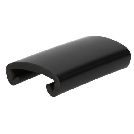 Leuningprofiel inwendig 40x8mm - Zwart