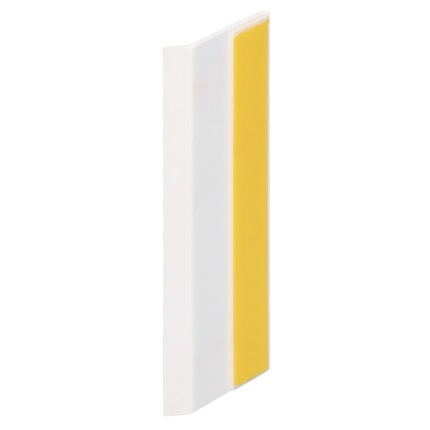 Aansluitprofiel 20x3mm zelfklevend - Wit