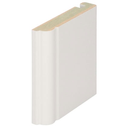 Prodec kraallijst 80x12 mm - Wit