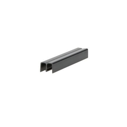Boven schuifrailprofiel 2x4mm - Zwart
