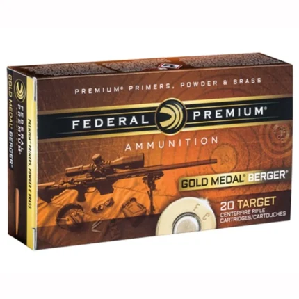 FEDERAL GOLD MEDAL 6.5 CREEDMOOR RIFLE AMMO 20 rounds