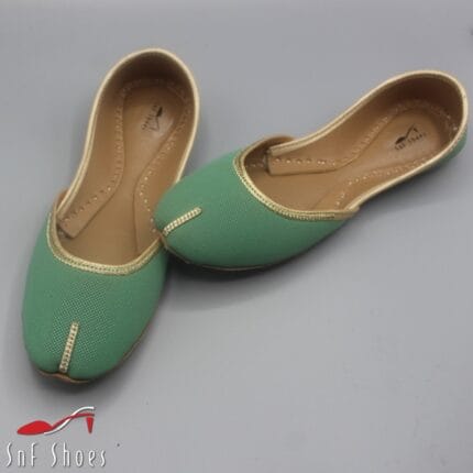 Sea Green Khussas Snf