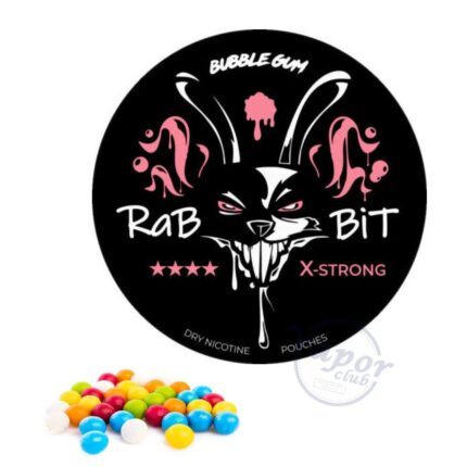 Rabbit Nicotine Pouches Bubblegum 50mg
