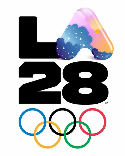 LA 2028 Logo - Sports Brackets