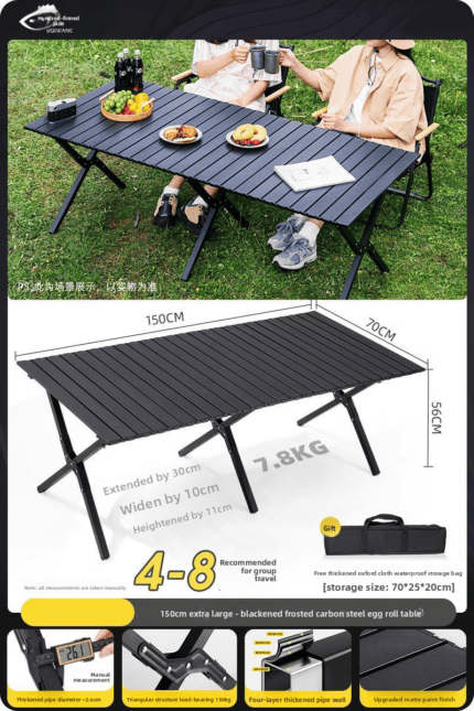 portable camping table