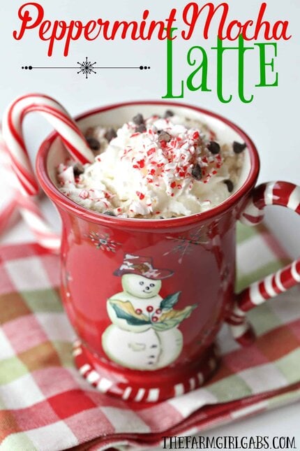 Skip the coffee house and brew your own delicious Peppermint Mocha Latte in a Ninja Coffee Bar® System! #NinjaBarista #Ad #IC