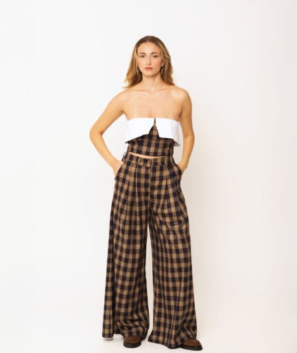 The Plaid Ruffle Top