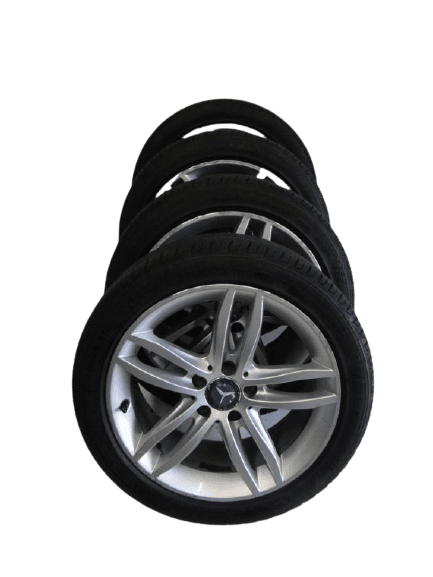 MERCEDES C KLASA W204 E KLASA W212 W213 W207 PO LIFCIE KOŁA OPONY LETNIE FELGI 17 CALI