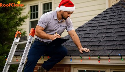 Christmas roof inspection