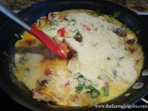 frittata in skillet