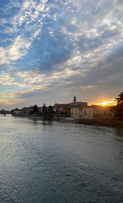 verona atardecer