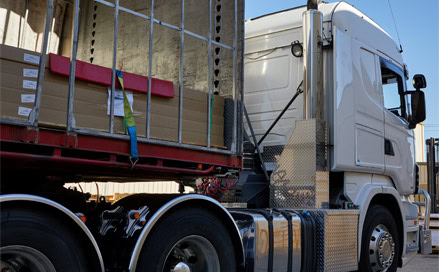 Delivery truck