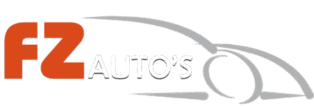 FZ Auto's Logo Witte tekst