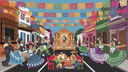 patron saints celebrate community unity