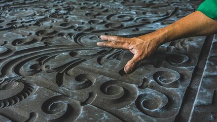 detailed ifugao woodcarvings art