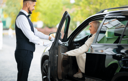 Chauffeur providing door-to-door safe driver service in Dubai