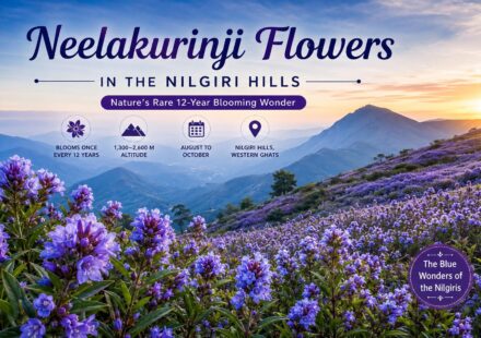 Neelakurinji Flowers in Nilgiri – The Rare 12-Year Blooming Wonder