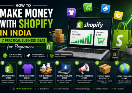 How to make money with Shopify in India using seven practical online business ideas