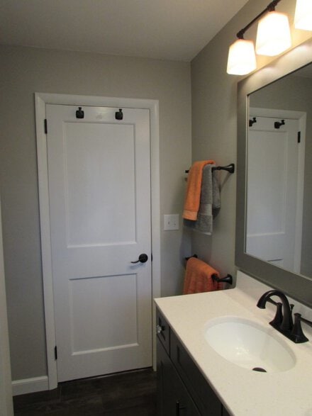 bathroom privacy door