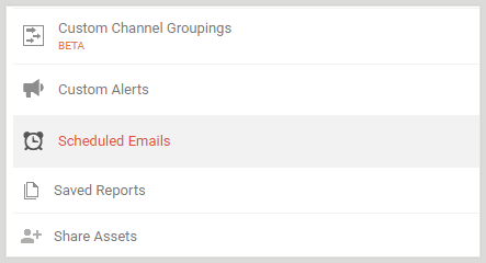 scheduled email reports analytics