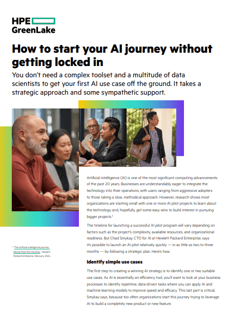 How to start your AI journey without getting locked in