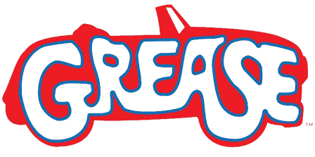 Grease the musical show logo — costume hire from Sugar Plum Costumes