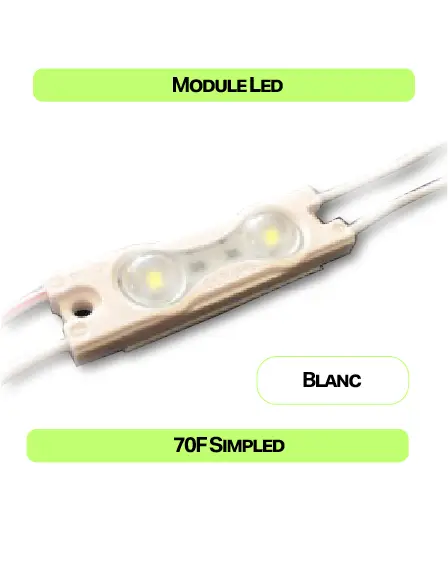 module LED blanc 12V pour enseigne lumineuse