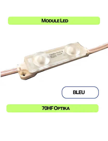 ALT : module LED bleu 12V pour enseigne lumineuse