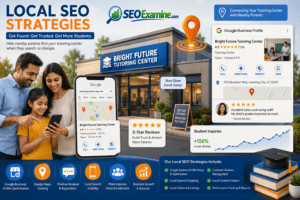 Local SEO for Tutoring Centers improving Google Maps visibility and attracting nearby student enrollments.