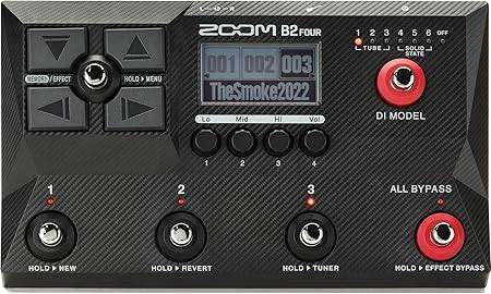 Zoom B2 Four Bass Multi-Effects Processor - Image 4