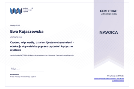 certyfikat kurs