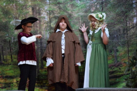 Martin Luther School students performing Out of the Woods spring musical 2026