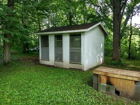 main chicken coop and run