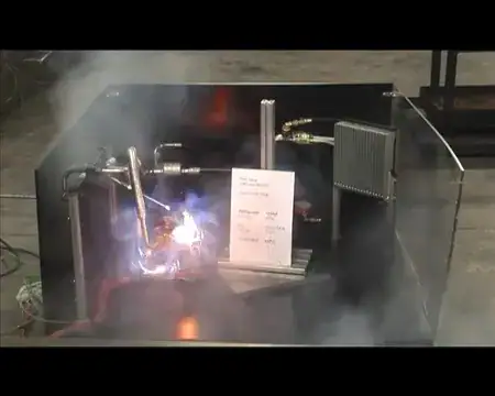 Test de inflamación a 800º C