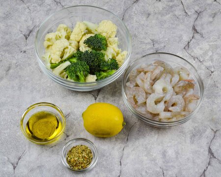 Garlic Lemon Shrimp and Vegetables