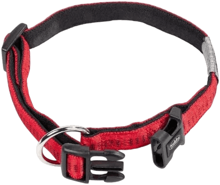 Arppe Collar Nylon Agarre suave Rojo Para Perros