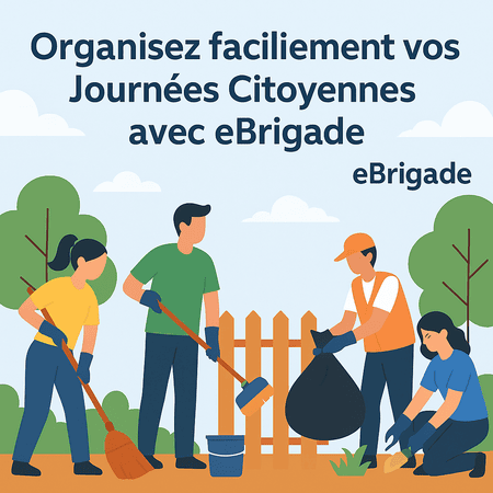 Comment organiser vos journees citoyennes avec eBrigade