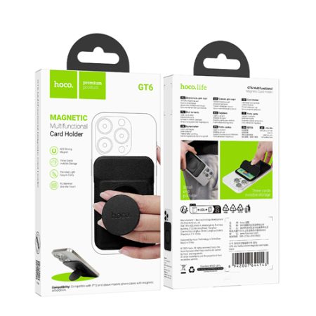 Hoco-Magnetic-Car-Holder-GT6-Black — HOCO Israel