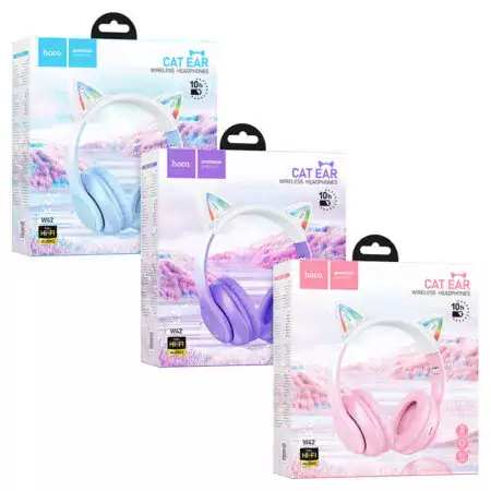hoco-w42-cat-ears-over-ear-bt-headphones-packaging — HOCO Israel