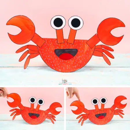paper crab craft