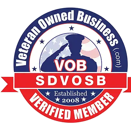 Verified SDVOSB Veteran Owned Business member badge