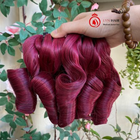 Super double drawn bouncy hair